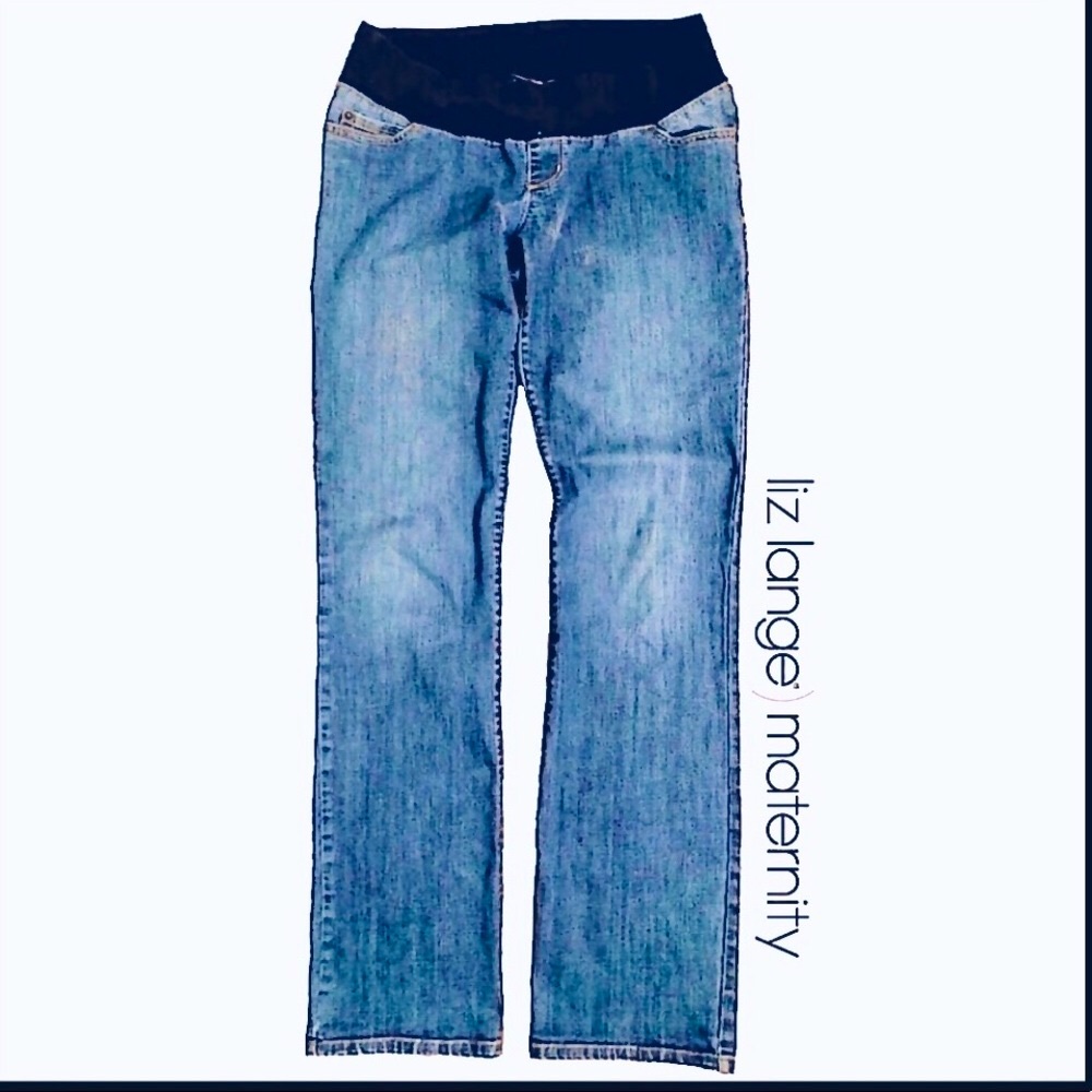 MATERNITY JEANS SOFT    LIZ LANGE STRETCHY WAIST